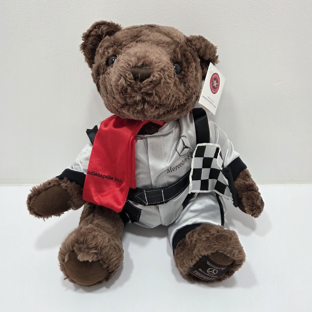 Rare Herrington Collector‎ Teddy Bear Mercedes-Benz Indianapolis 2000 Collectors